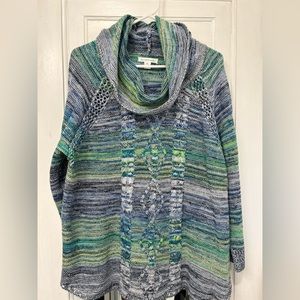 John Paul Richard sweater cowl neck size XL
